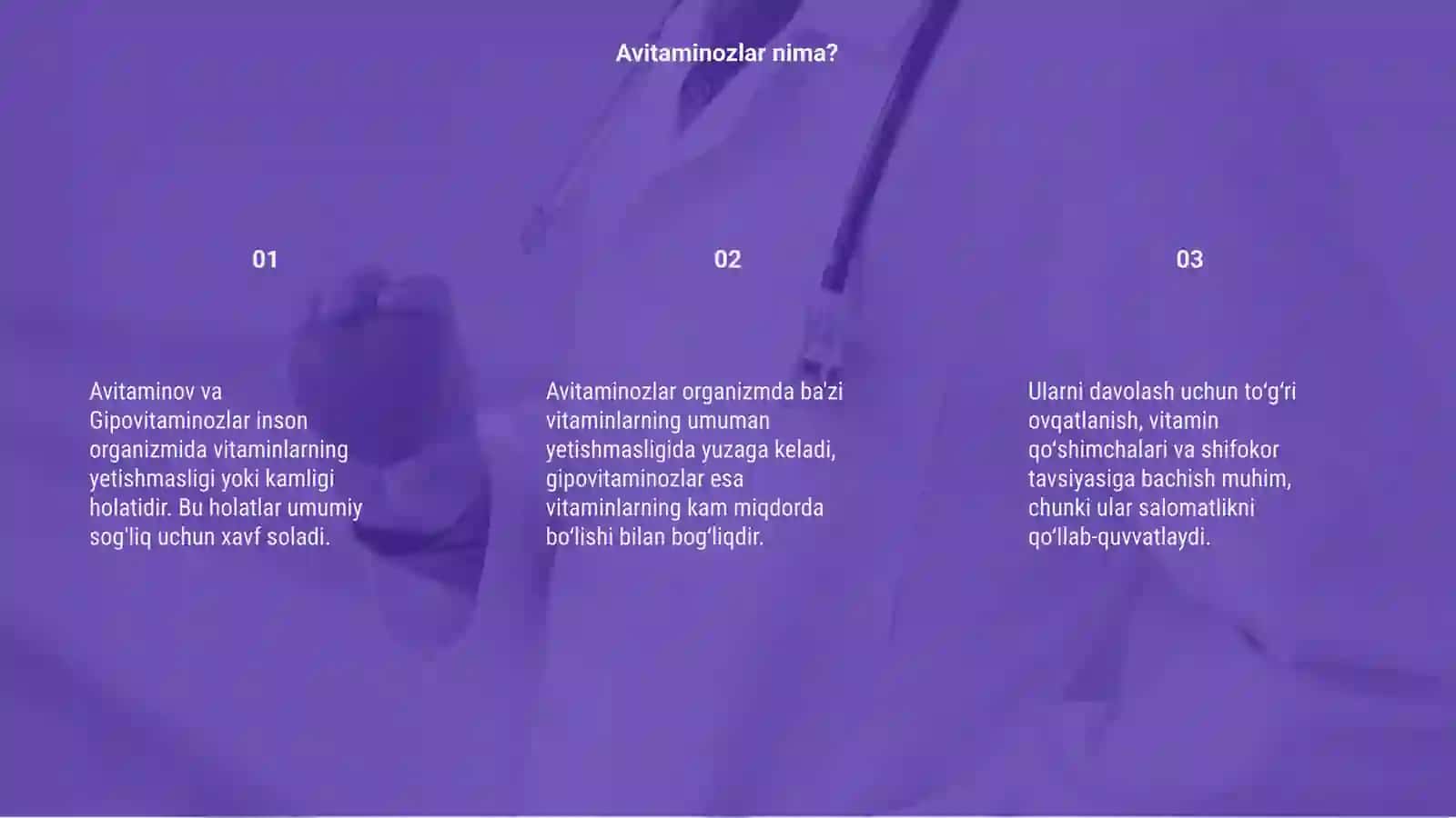 Avitaminov va Gipovitaminozlar 3