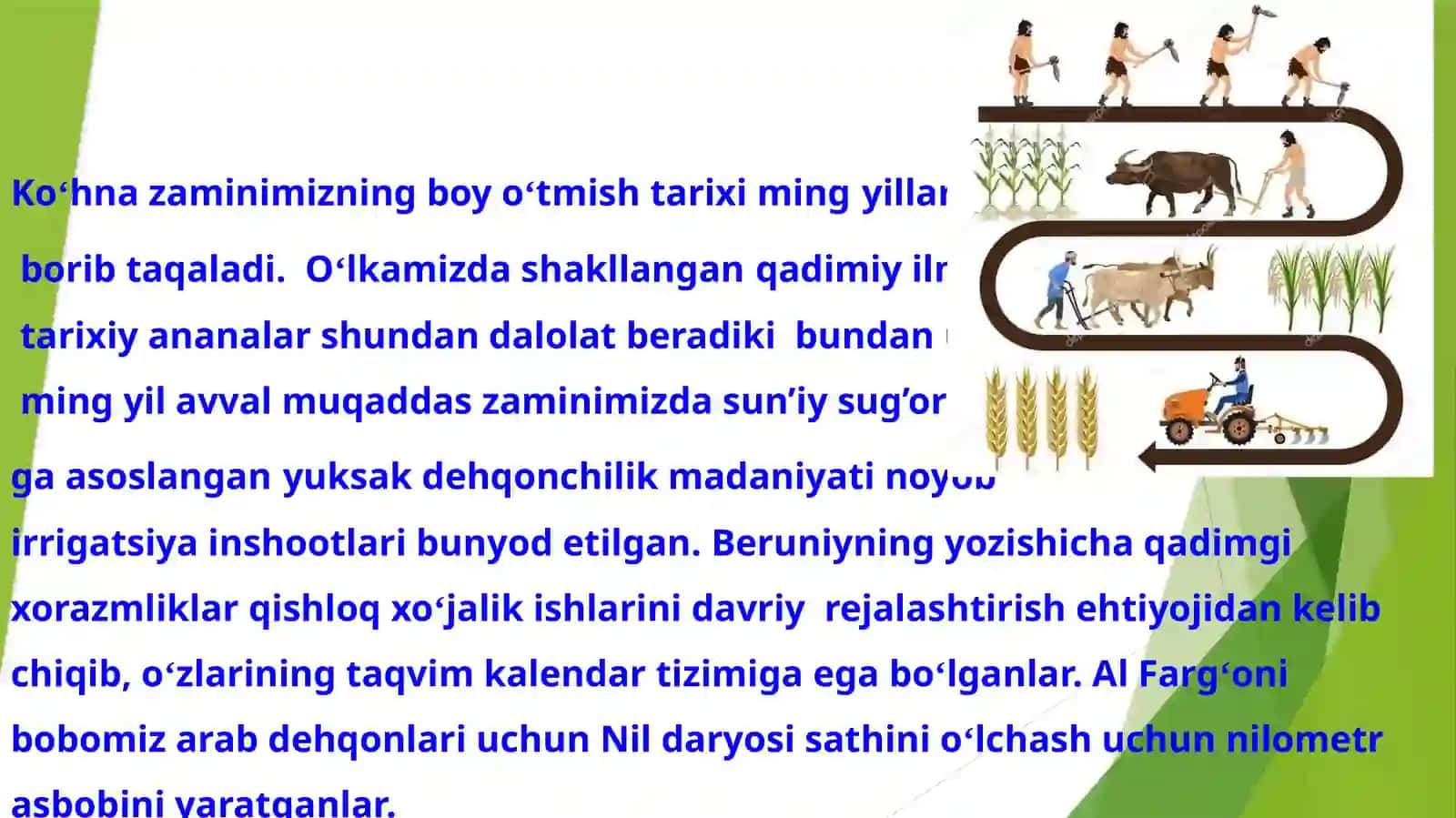 Mustaqillik yillarida qishloq xoʻjaligi va sanoat sohasidagi oʻzgarishlar 3