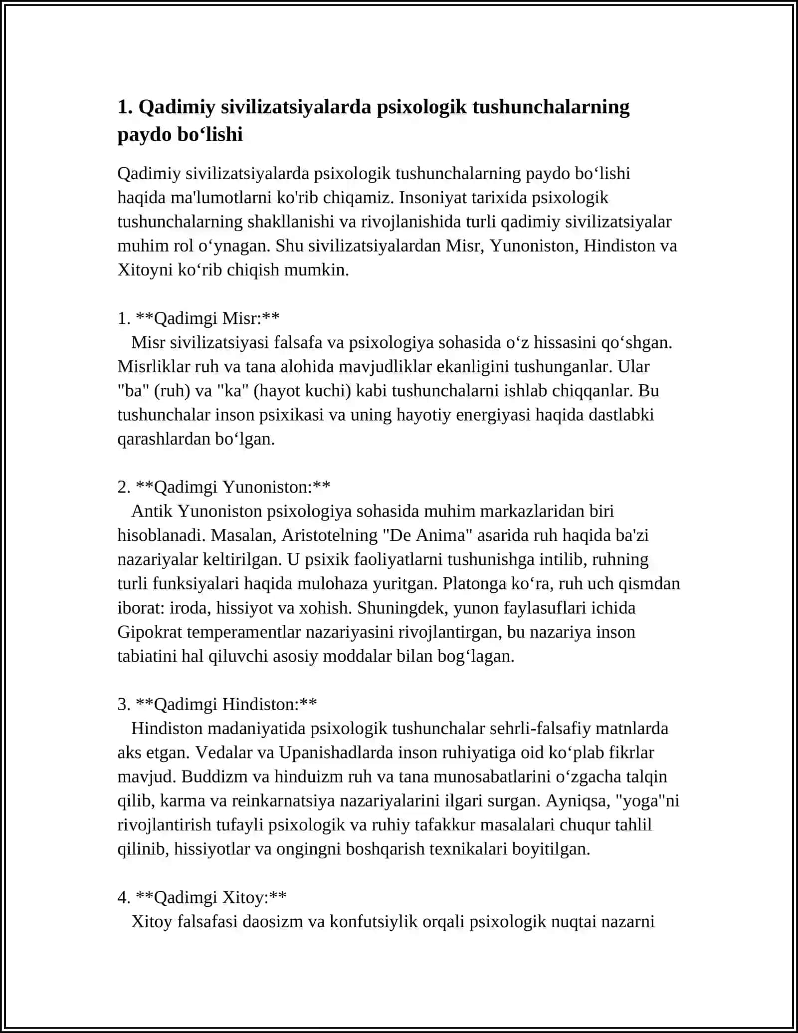 PSIXOLOGIYA FANINING TARAQQIYOTI TARIXI 3