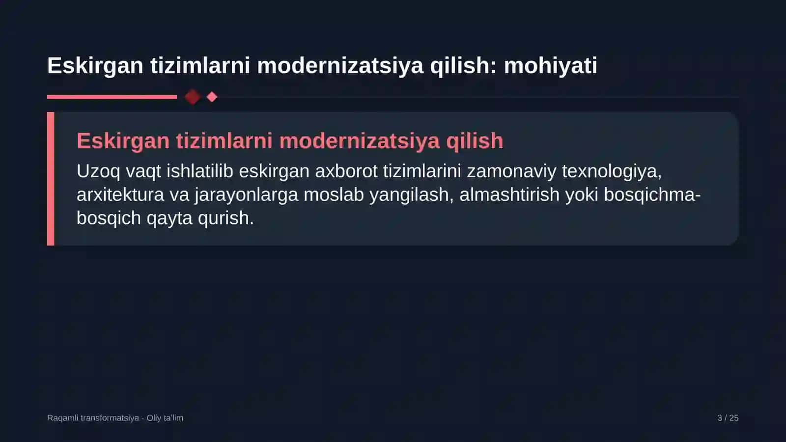Ekstremal turizmda eskirgan axborot tizimlarini modernizatsiya qilish 3