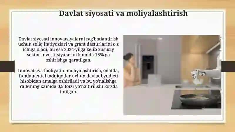 Innovatsion faoliyatni bugungi infratuzilmasi 3