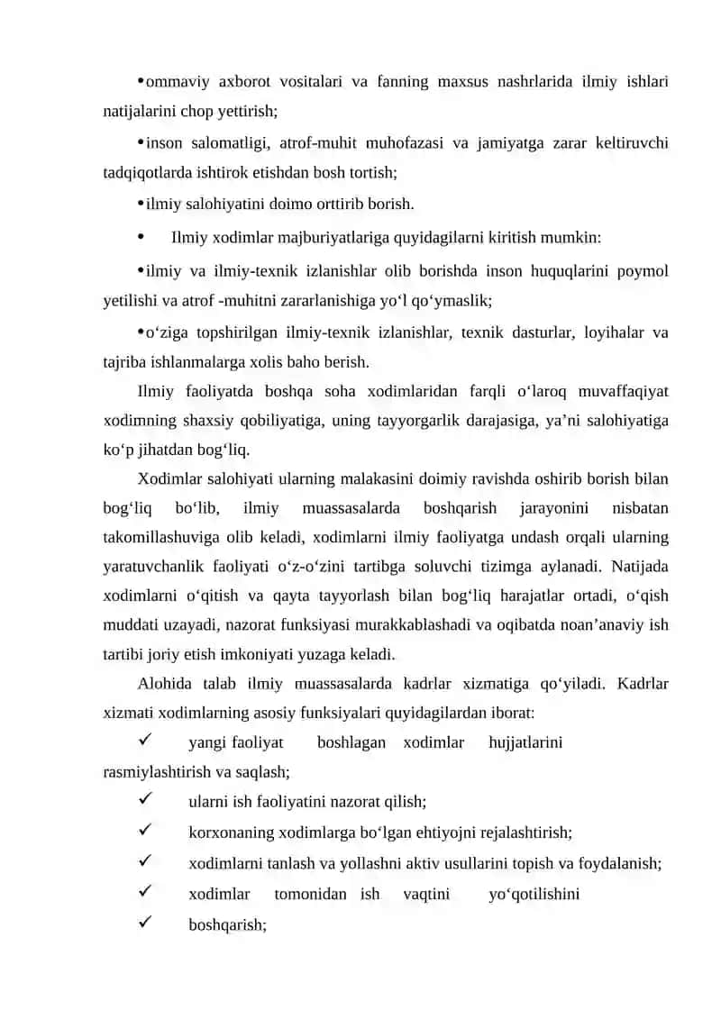 Ilmiy muassasa xodimlari va ularning kategoriyalari 3