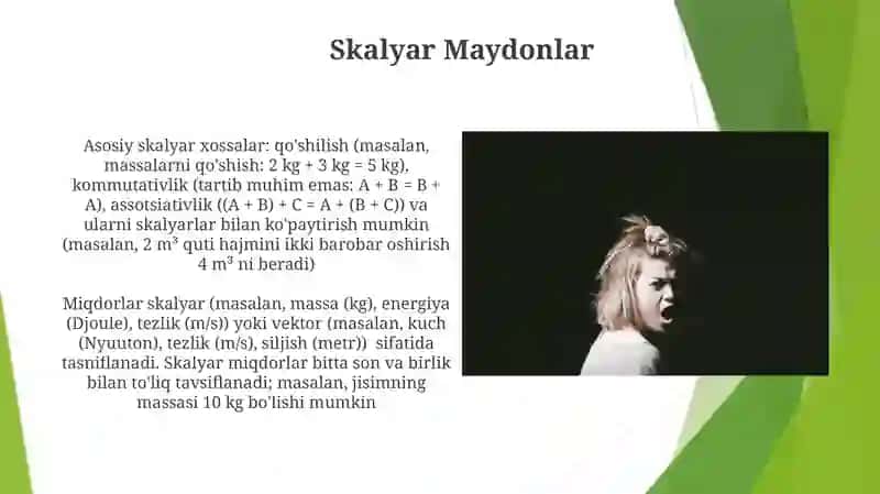 Skalyar miqdorlar 3