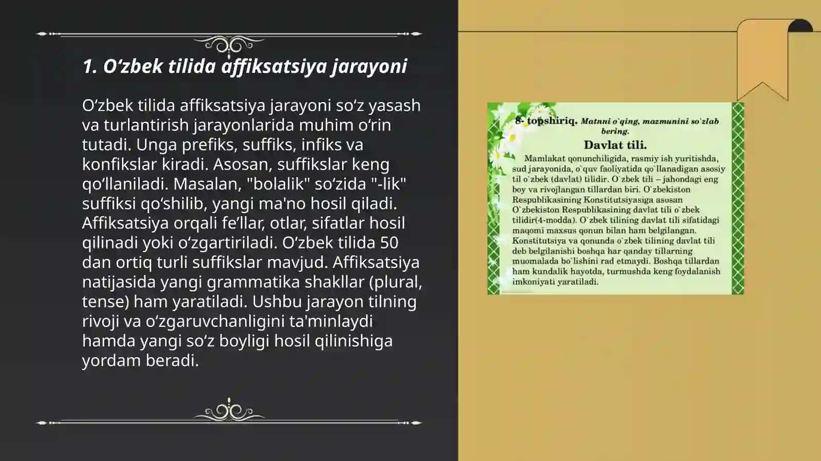O‘zbek tili derivatsiyasi 3