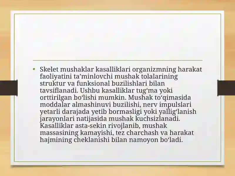 Skelet mushaklar kasalliklari 3