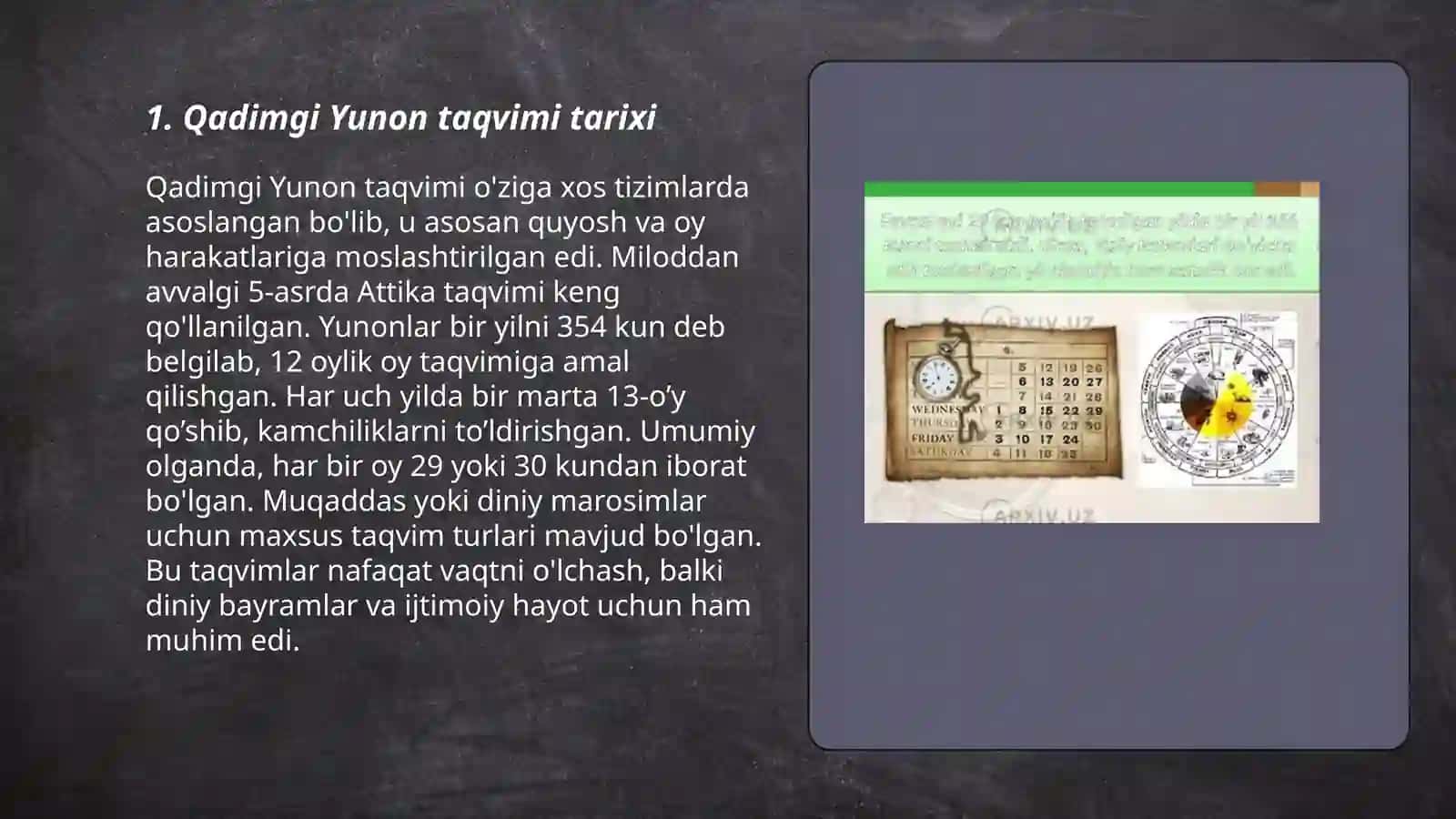 Qadimgi Yunon taqvimi tarixi 3