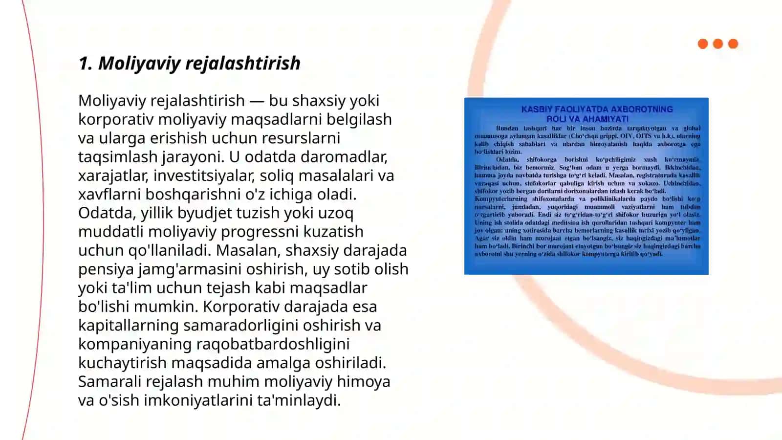 Moliyaviy resurslardan oqilona foydalanish usulari 3