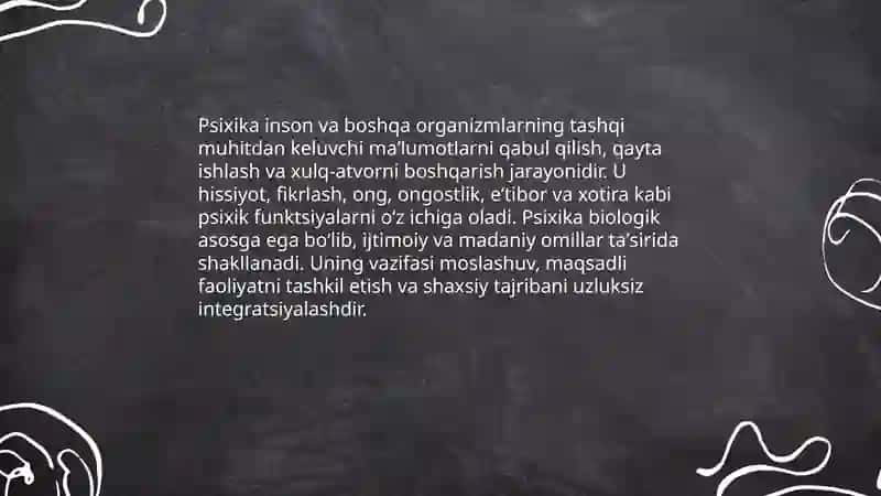 Psixika haqida umumiy tushuncha 3