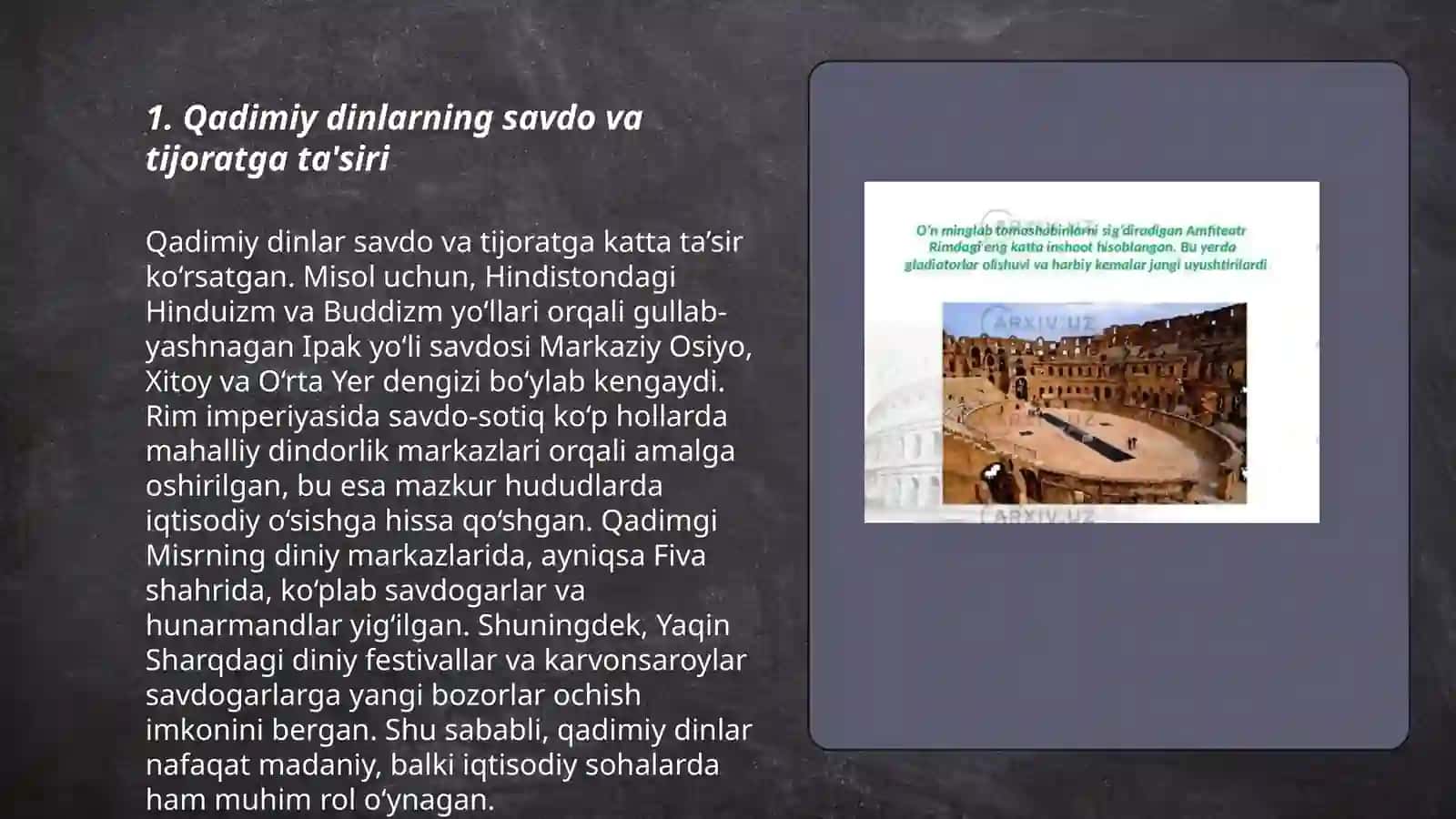 Qadimiy dinlarning iqtisodiy jihatlari 3