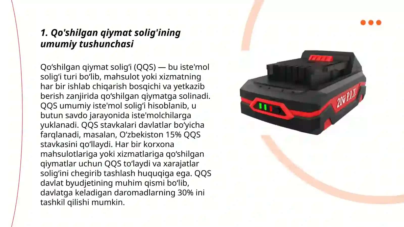 Qo’shilgan Qiymat Solig’i 3
