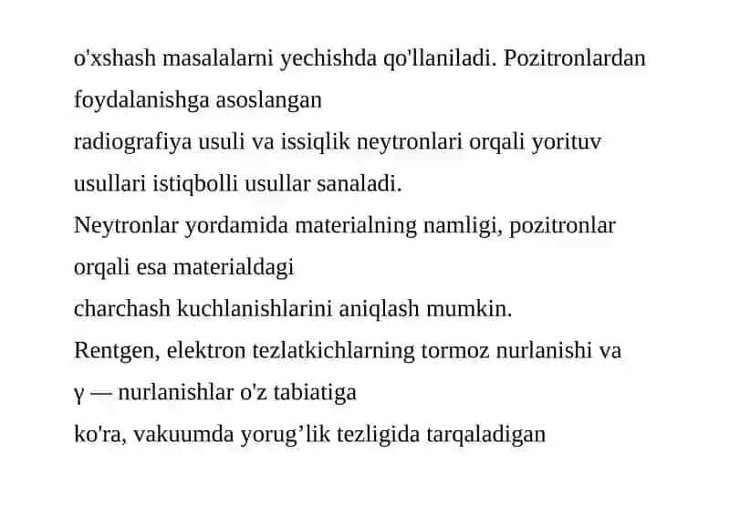 Ionlashgan nurlanishlar va ularning xossalari 3
