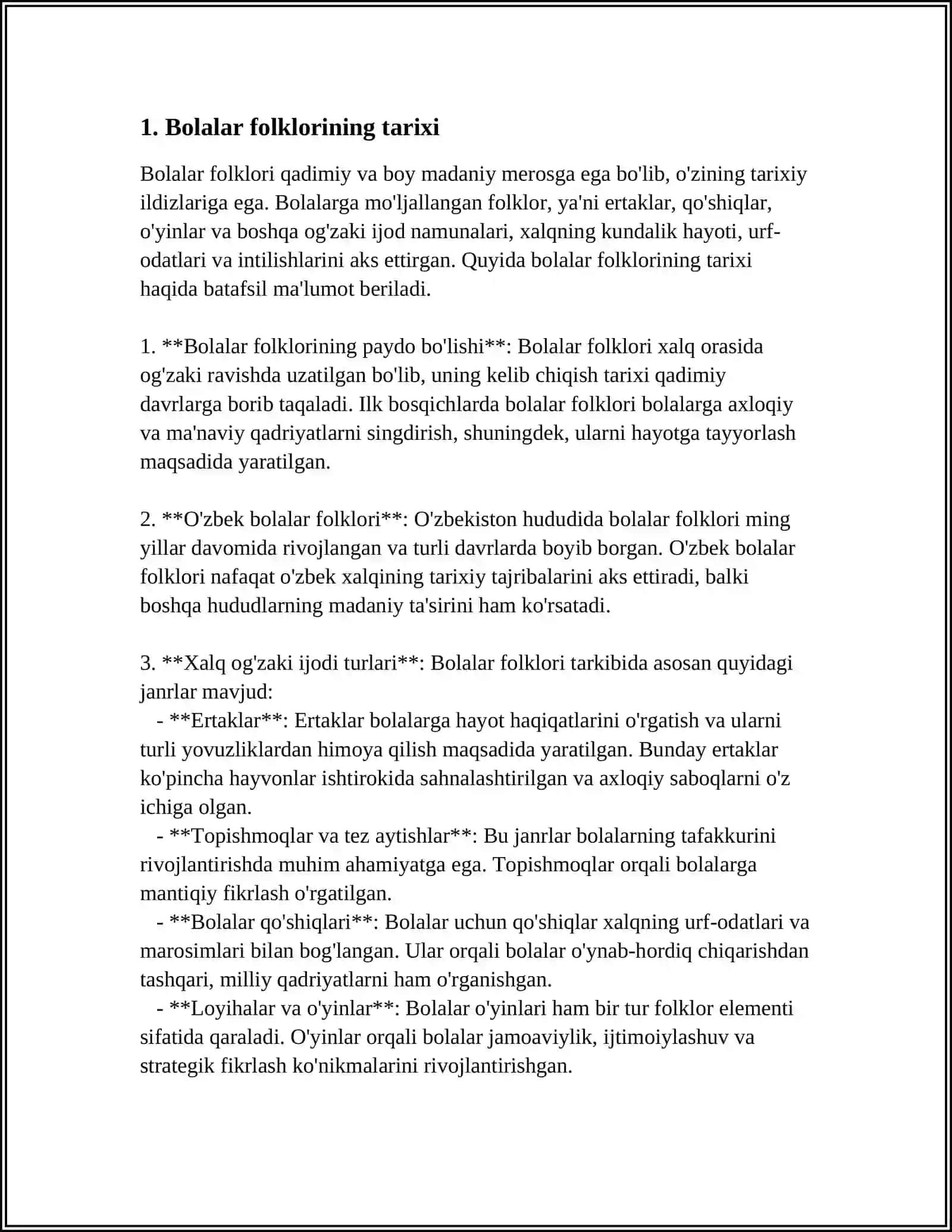 BOLALAR FOLKLORINING O'ZIGA XOS XUSUSIYATLARI 3