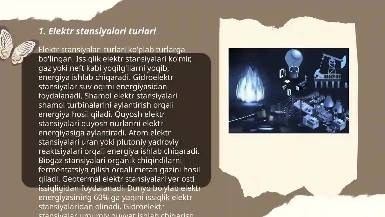 Elektr energiyasini ishlab chiqarish va tarqatish 3
