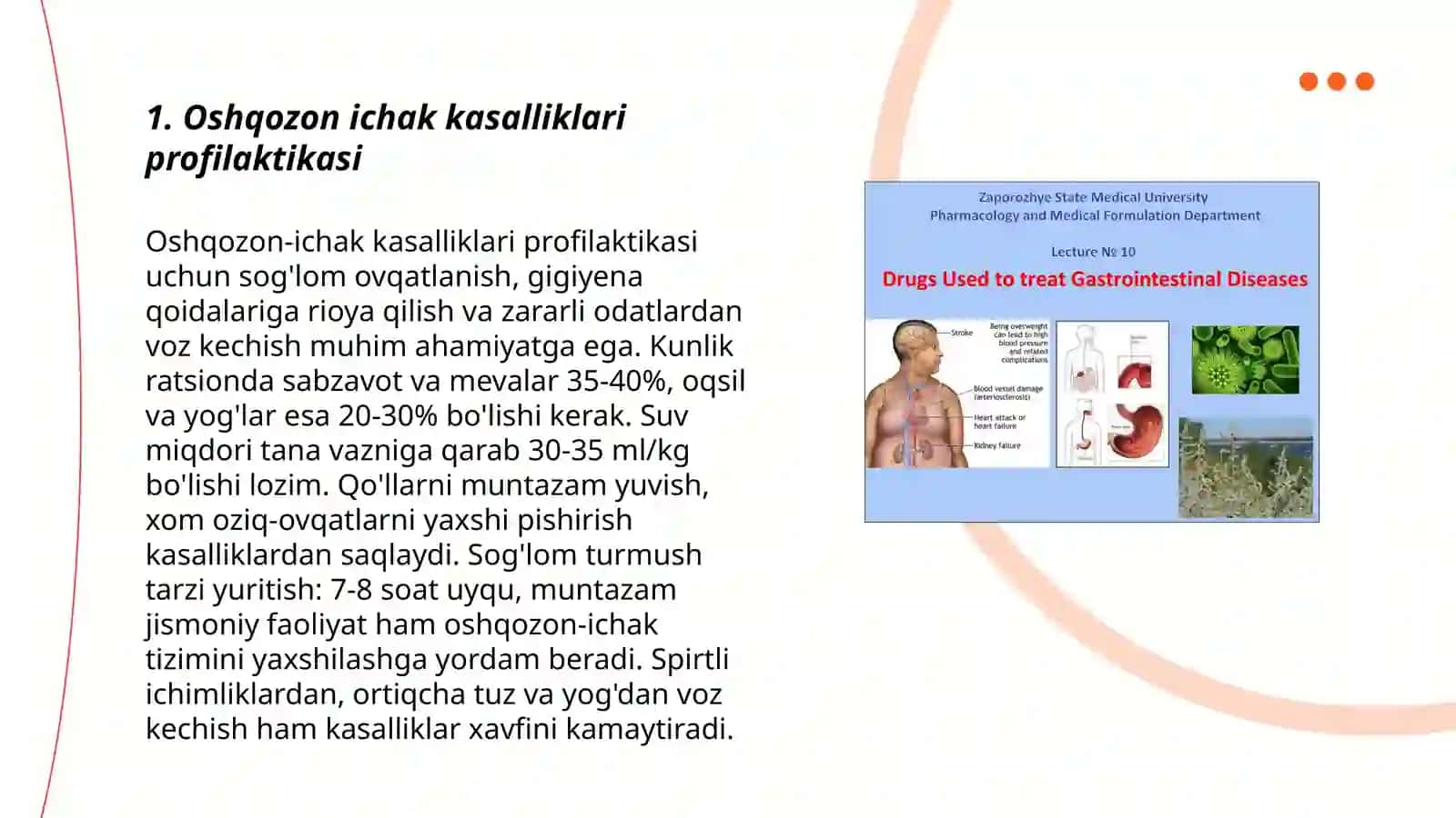 Oshqozon ichak kasalliklari profilaktikasi 3