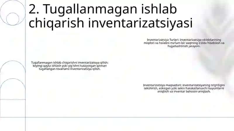 Xom ashyo inventarizatsiyasi 3