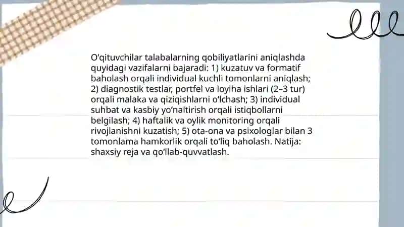 Kasb tanlashda oʻqituvchilarning roli 3