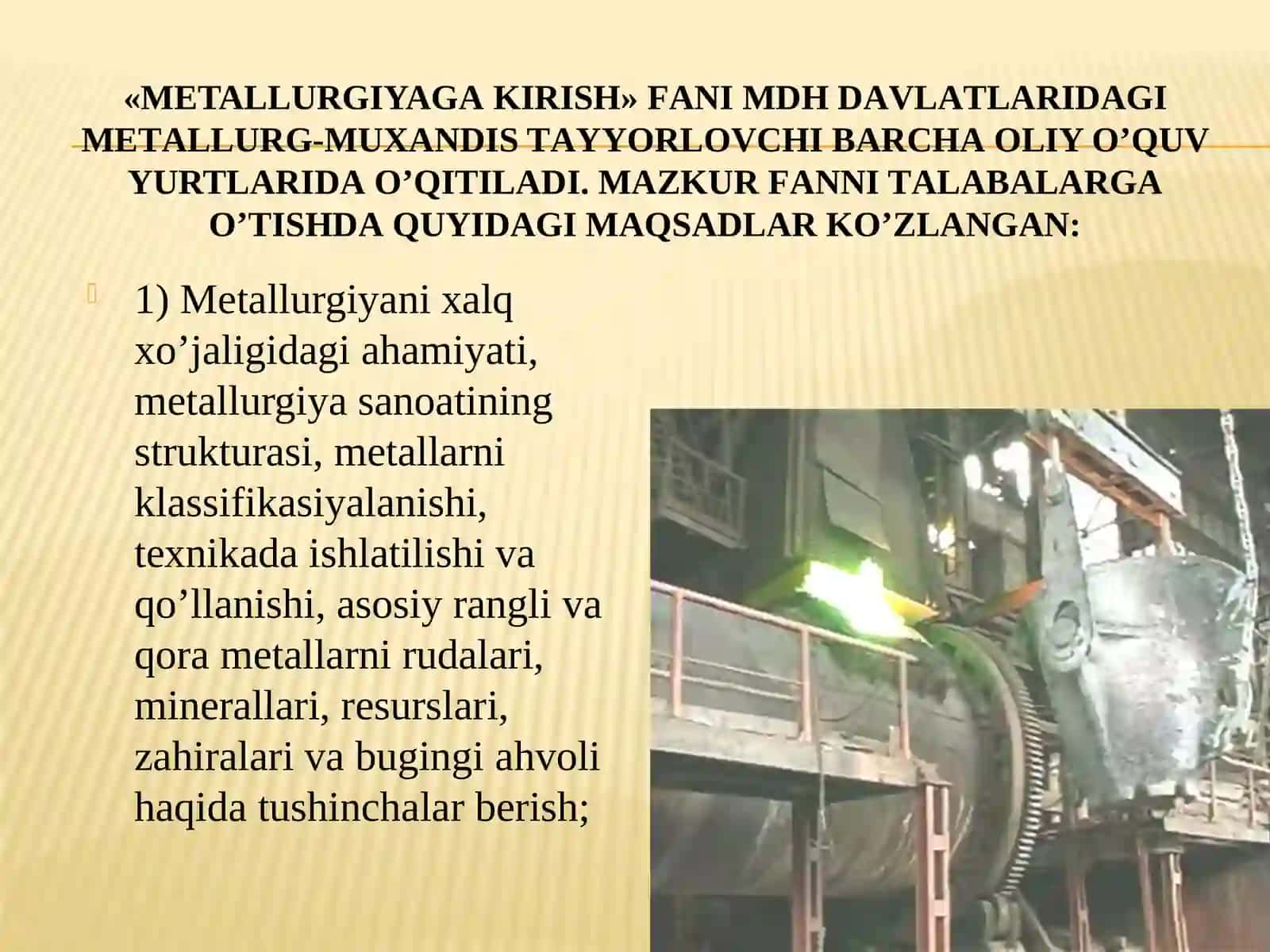 Metallurgiyaga kirish 3