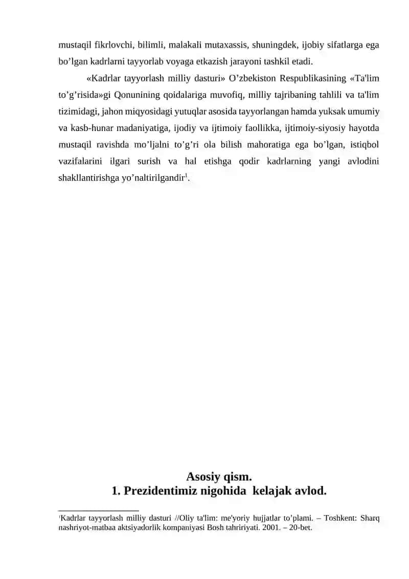 Barkamol avlod - O’zbekiston taraqqiyotining poydevori 3