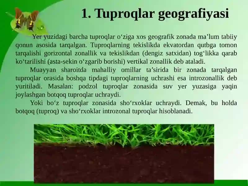 Tuproqlar geografiyasi 3