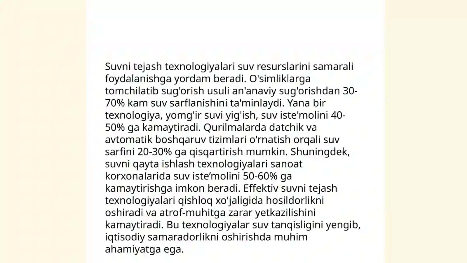 Suvni tejash texnologiyalari 3