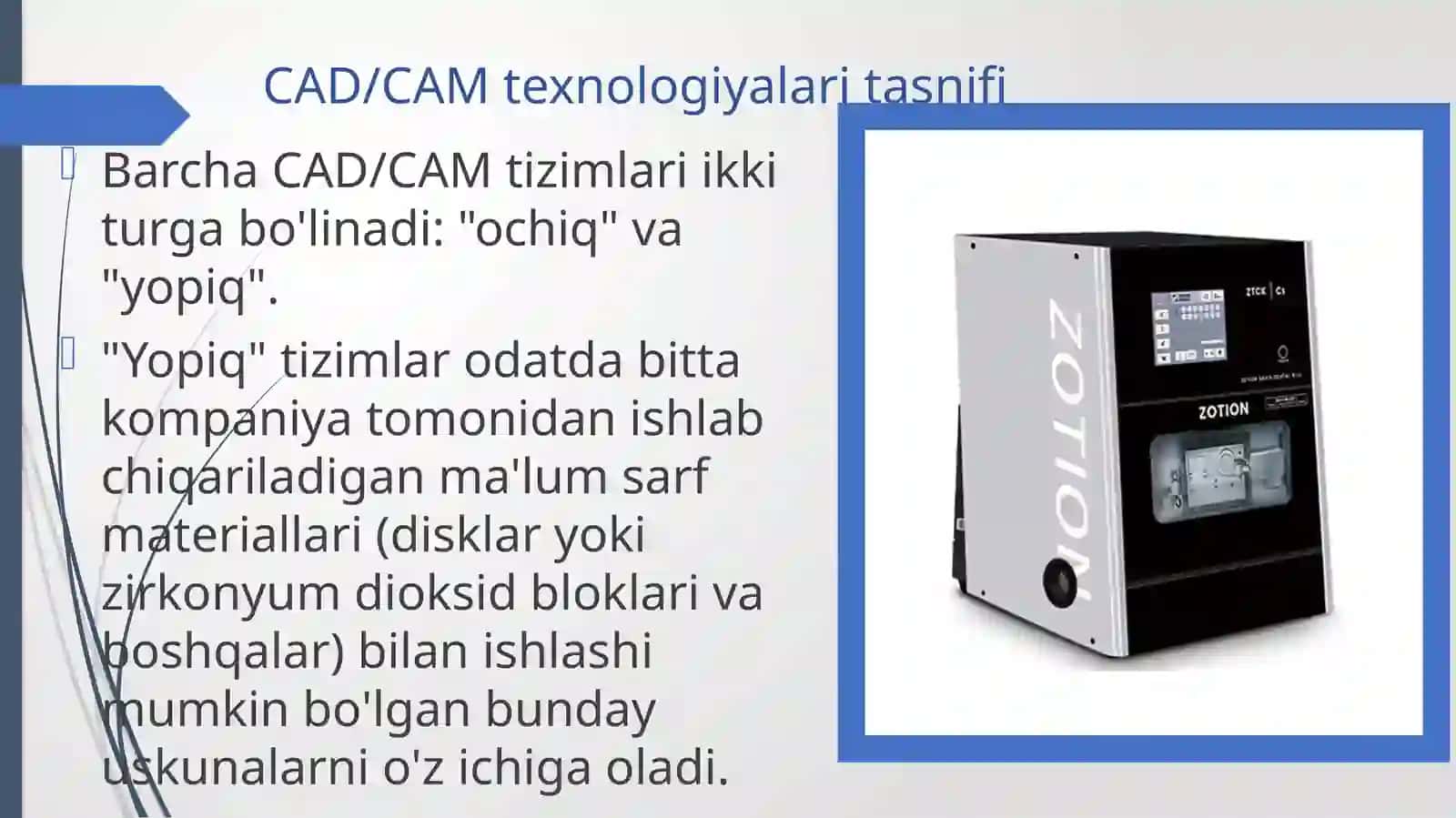 CAD/CAM texnologiyasi 3
