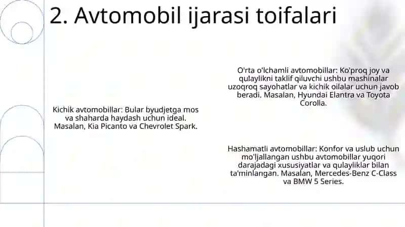 Avto Kiranlar Va Ularning Turlari 3