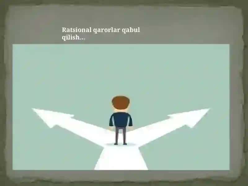 Qarorlar va ularni ergashtirish 3