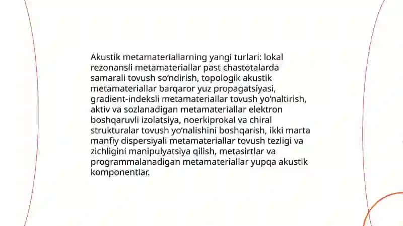 Akustik metamateriallarning yangi turlari 3