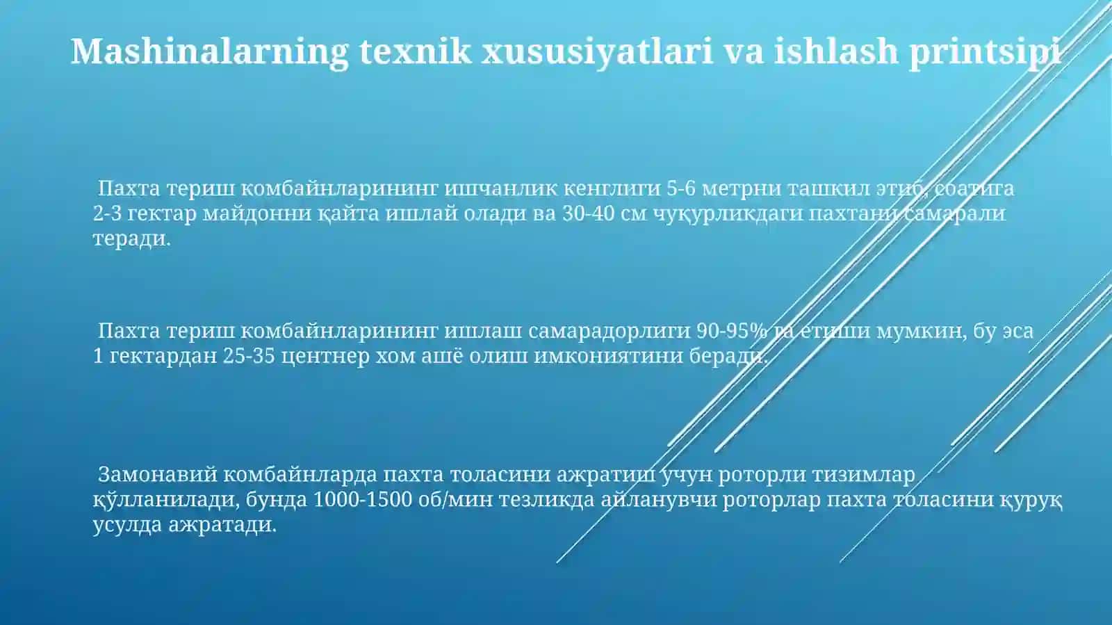 Paxta Yigim-Terim Mashinalari 3