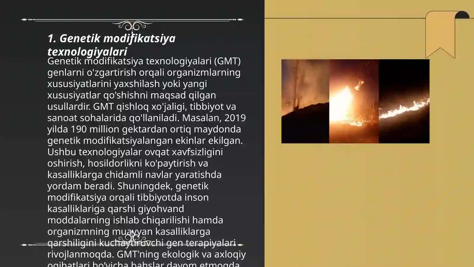 Genetikaning yangi yoʻnalishlari 3