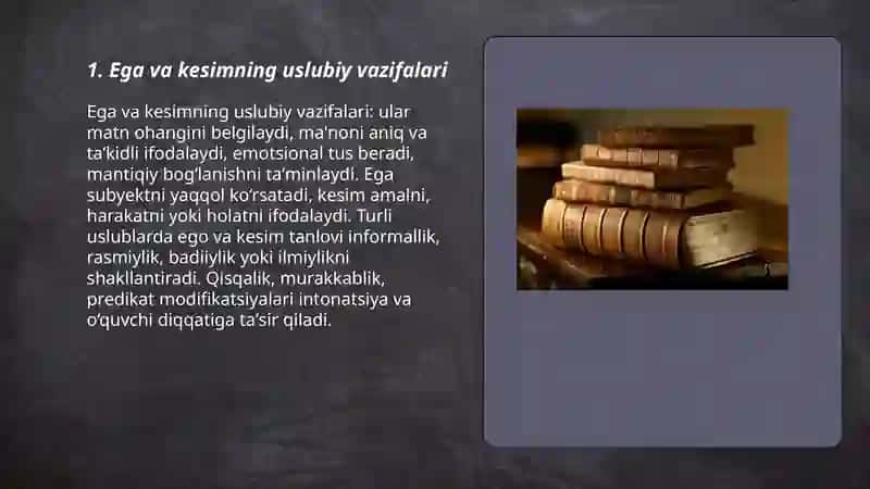 O‘zbek tili stilistikasi fanidan taqdimot 3