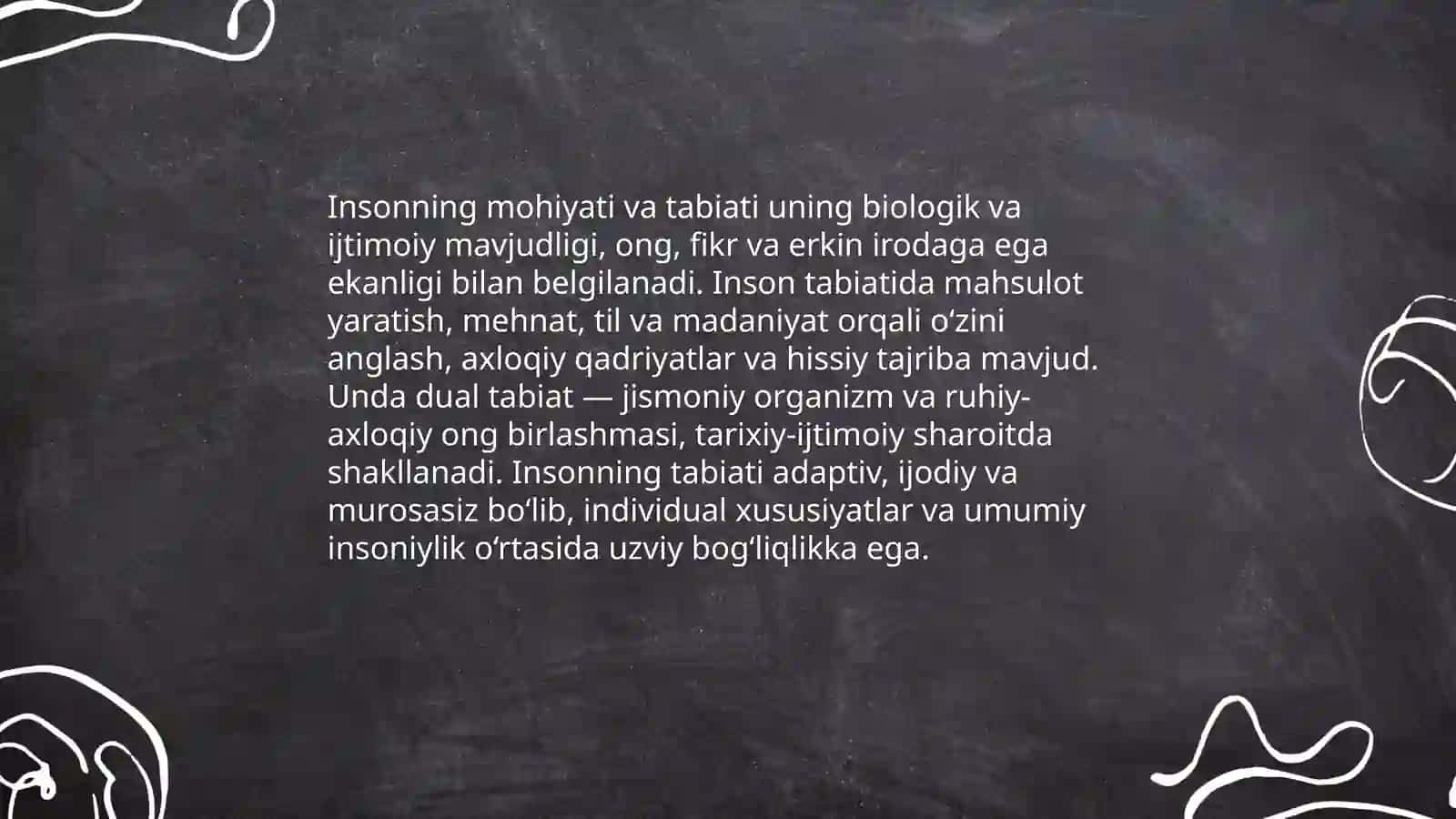 Inson falsafasi 3