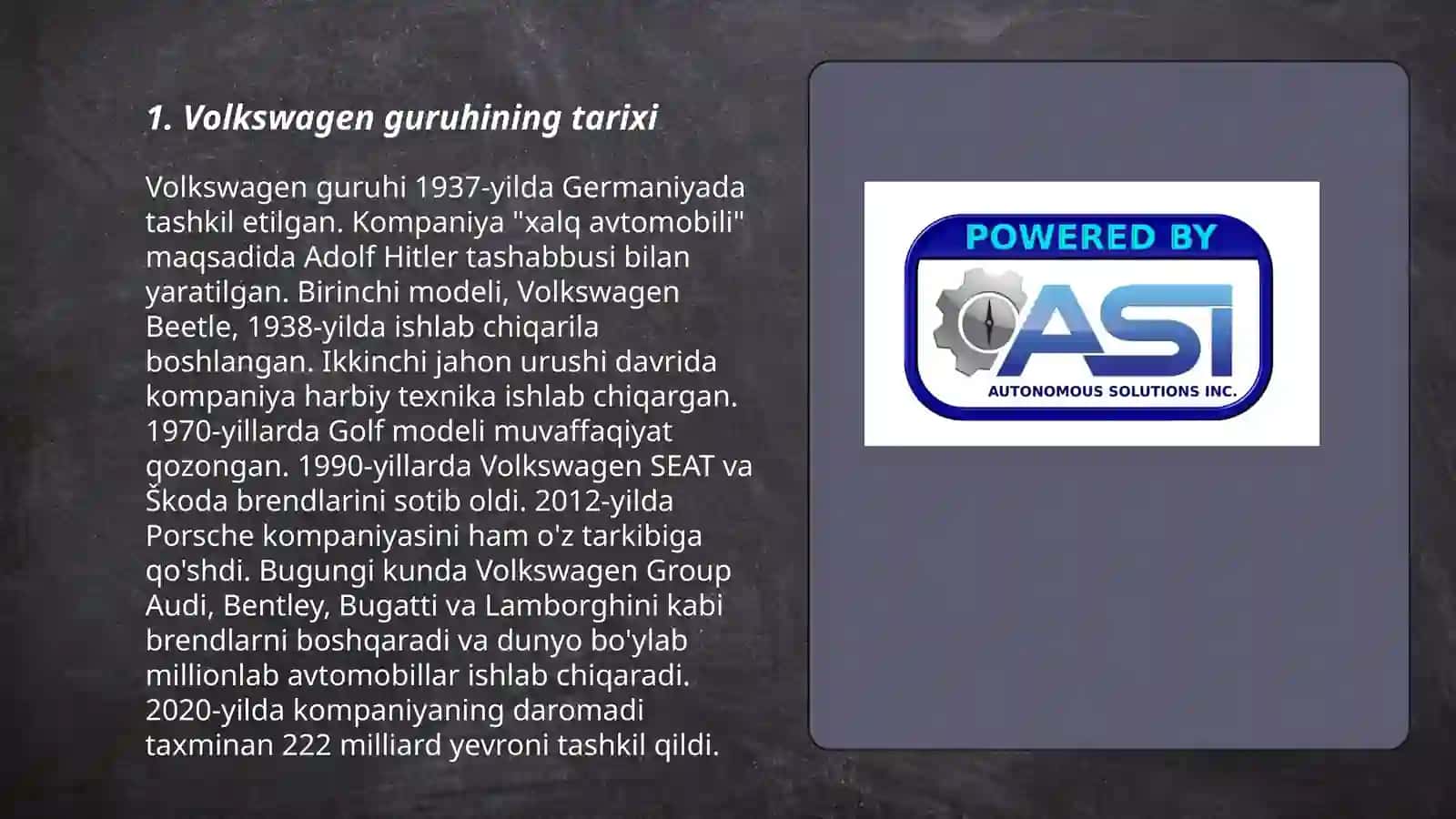 Volkswagen guruhining tarixi 3