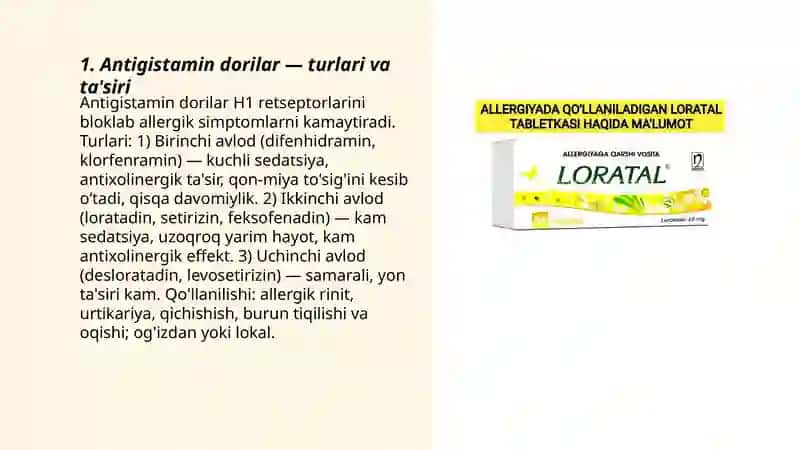 Antigistamin dorilar 3