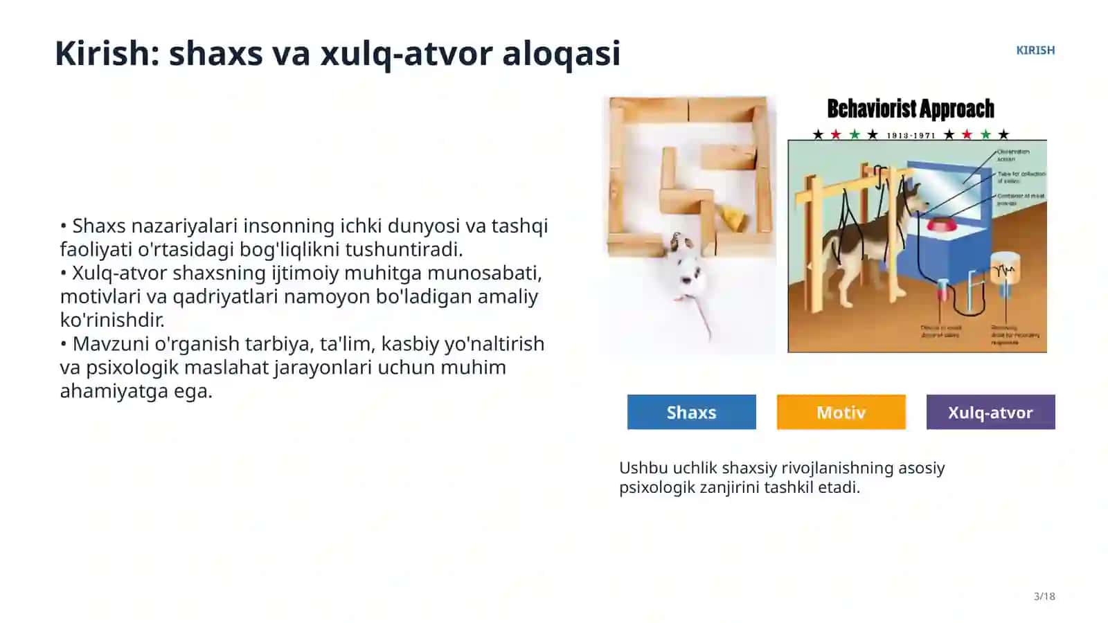 SHAXS NAZARIYASINING XULQ-ATVOR TUSHUNCHASI 3