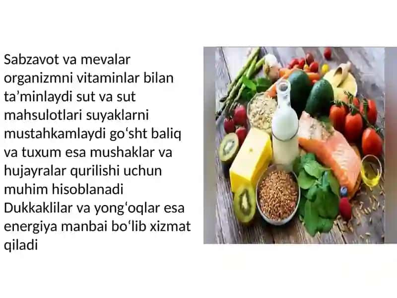 Foydali va zararli mahsulotlar 3