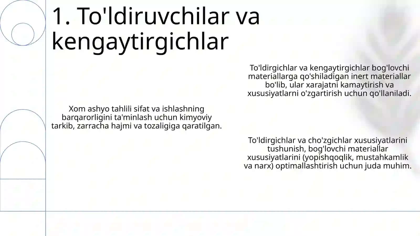 Xom ashyo tahlili 3