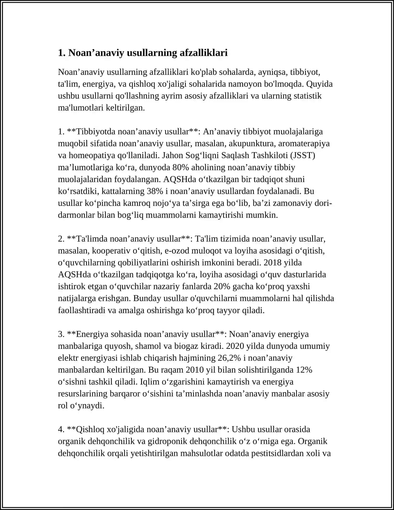 BIOLOGIYA DARSLARIDA NOANʼANAVIY USULLARNI QOʻLLASH METODOLOGIYASI TEXNIK VOSITALARDAN FOYDALANISH 3