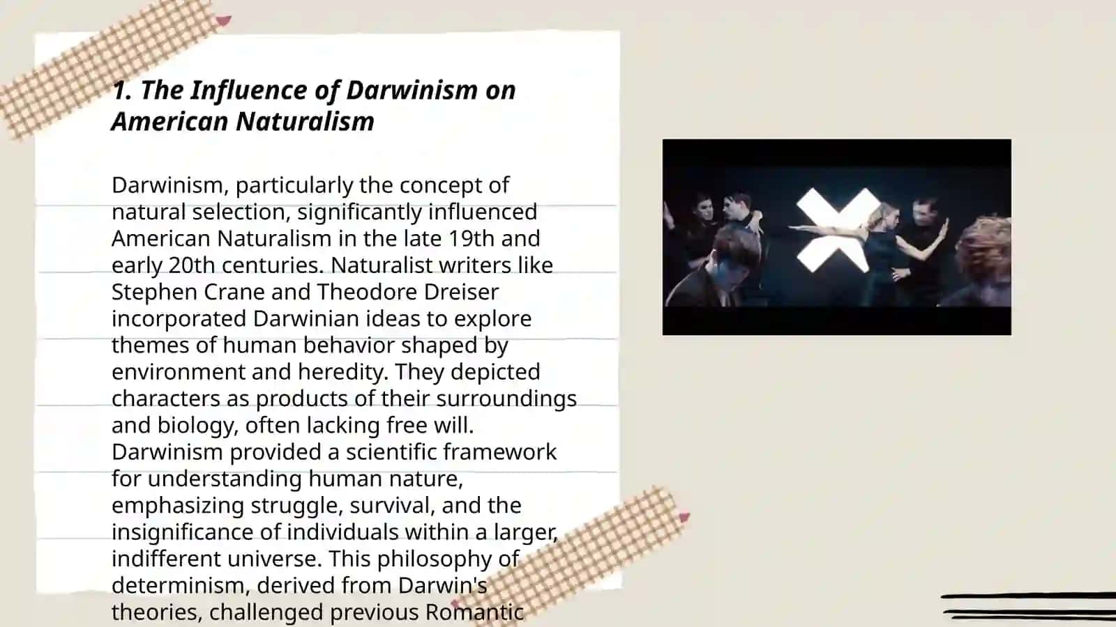 Naturalism in American literature for the next seminar 3