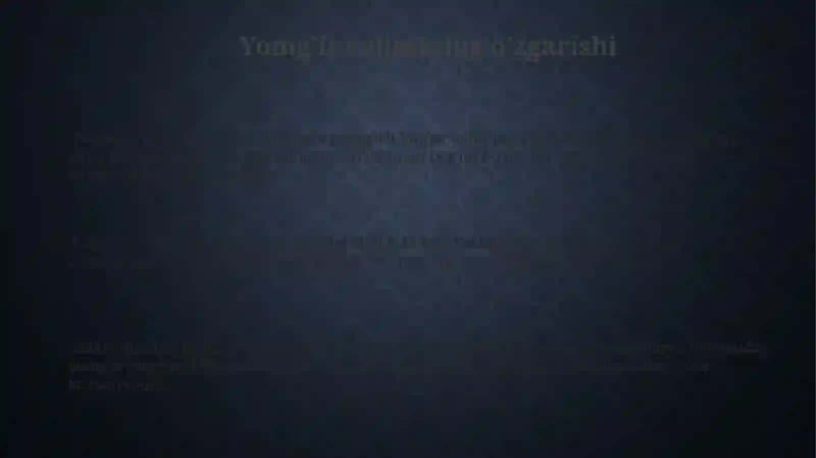 Anamoliy iqlim o'zgarishlari 3