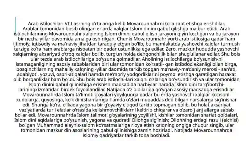 ISLOM dinida talim va tarbiyaga munosabat 3
