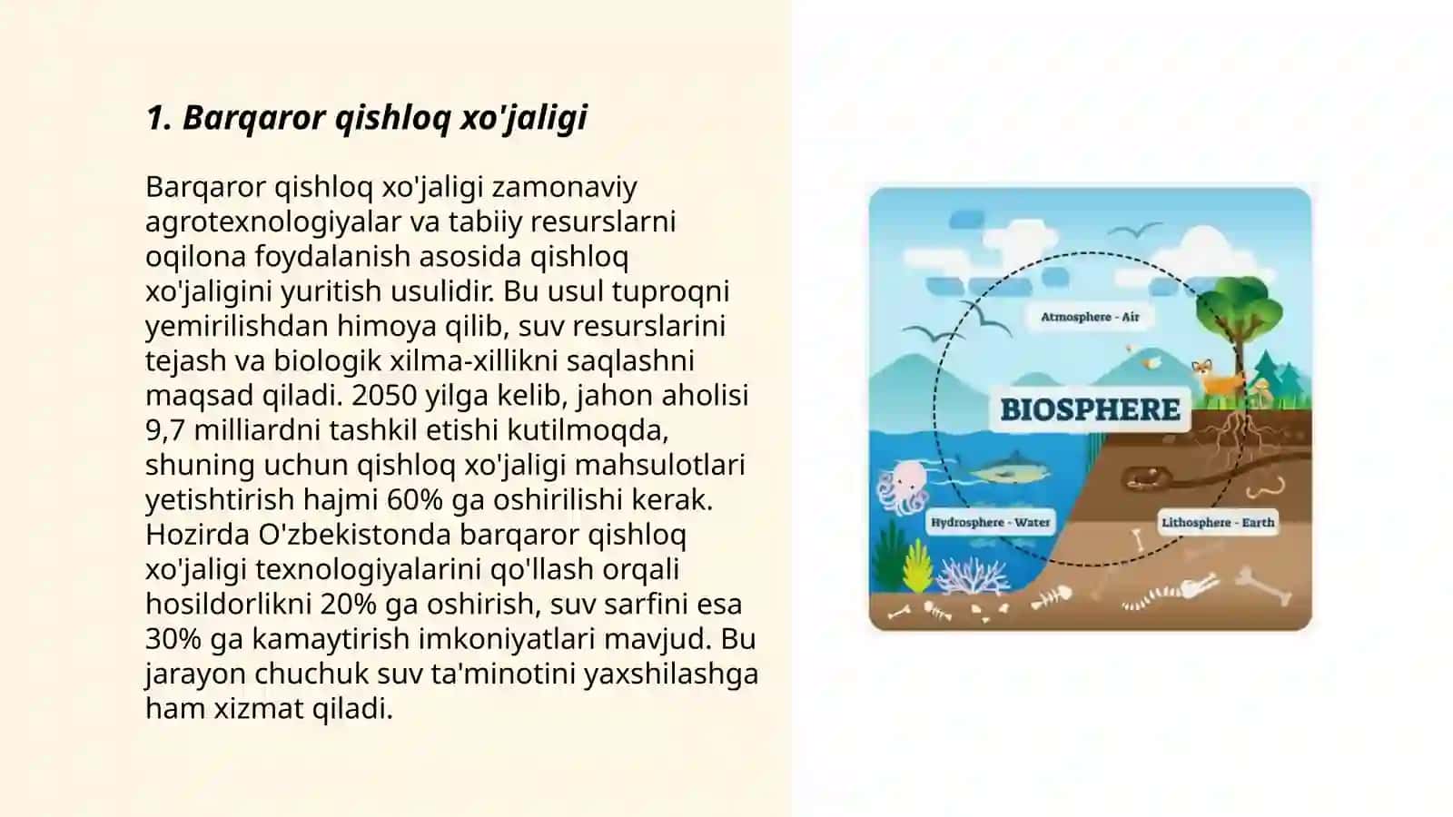Barqaror qishloq xo'jaligi 3