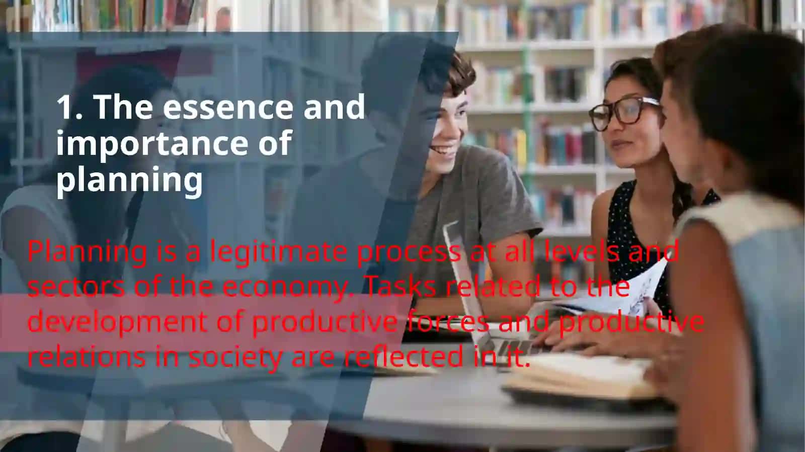 Features of planning activities in the service sector of the national economy 3