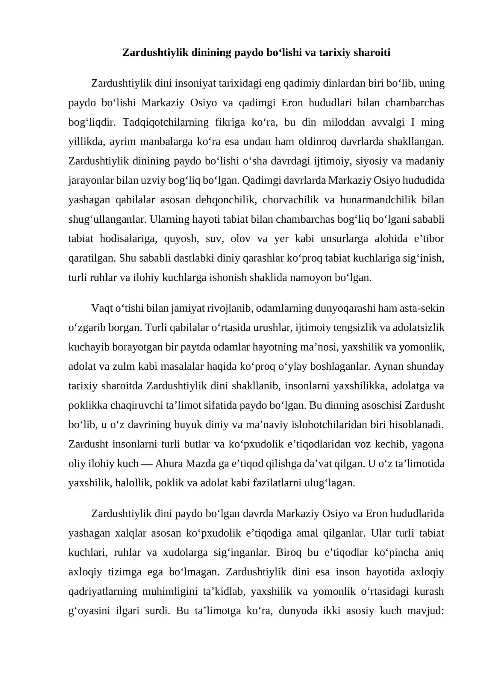Zardushtiylik dini 3