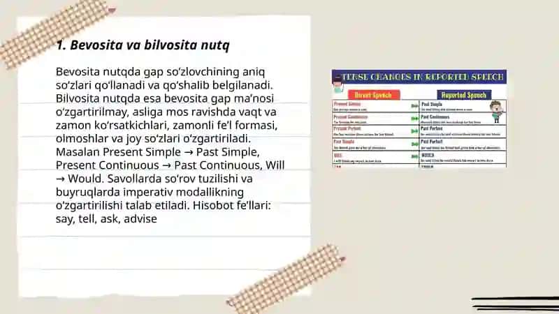 Reported Speech 3