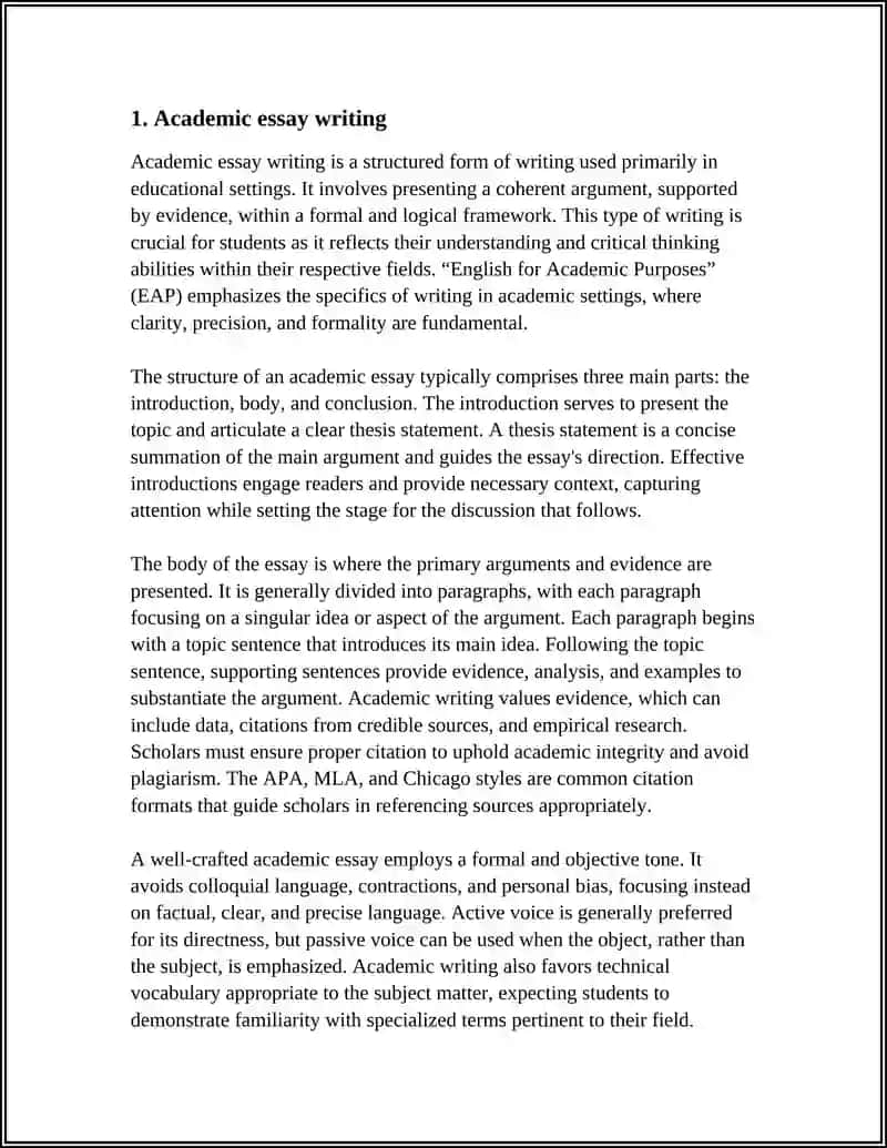 English for Academic Purposes 3