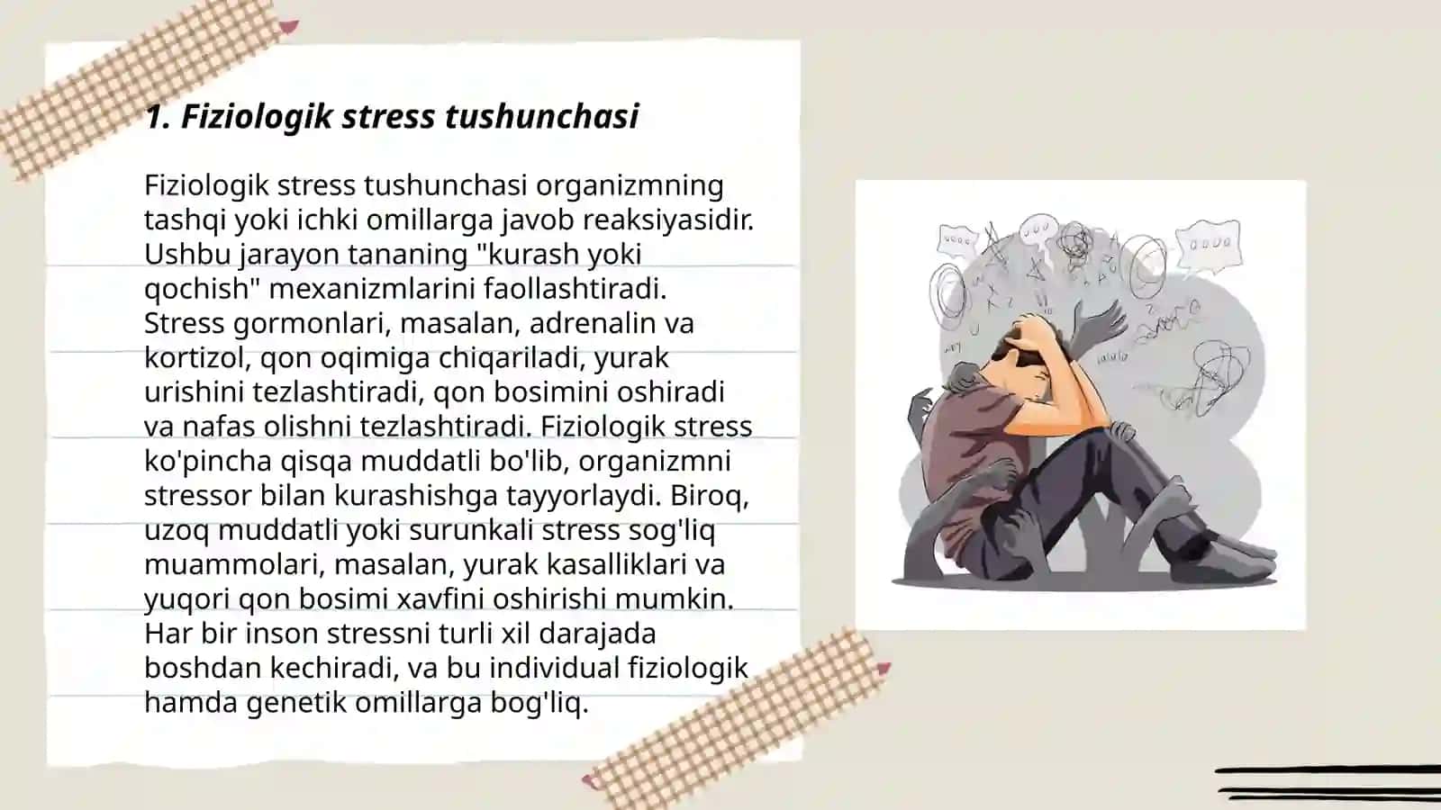 Fiziologik stress haqida tuchuncha 3