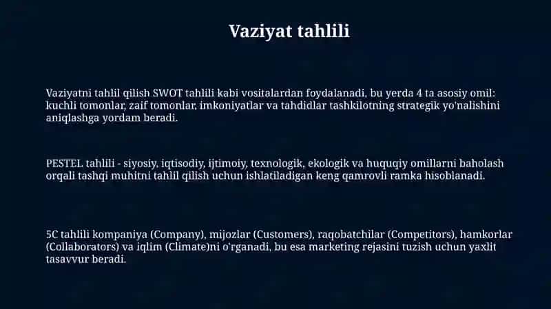 Marketing jarayoni 3