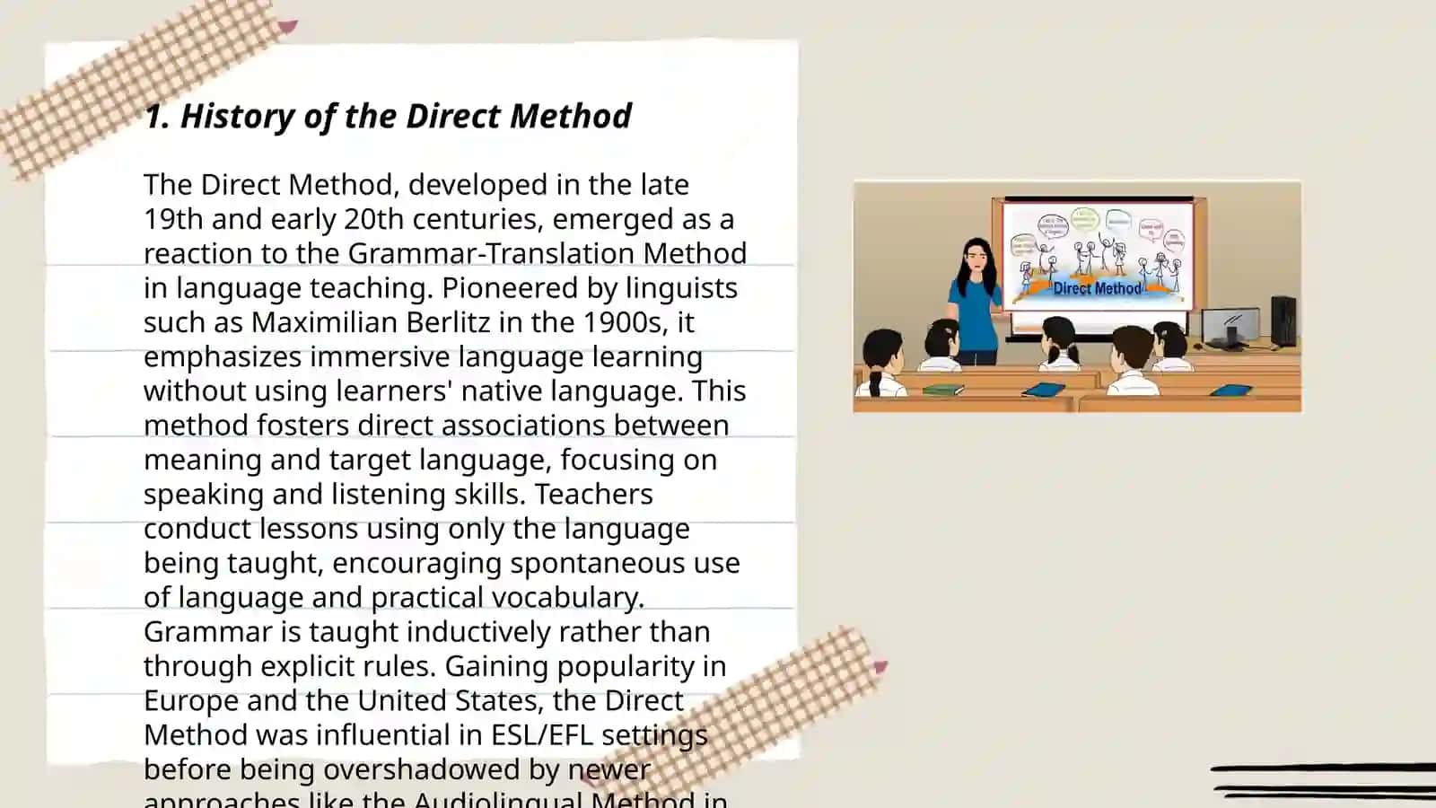 The direct method 3