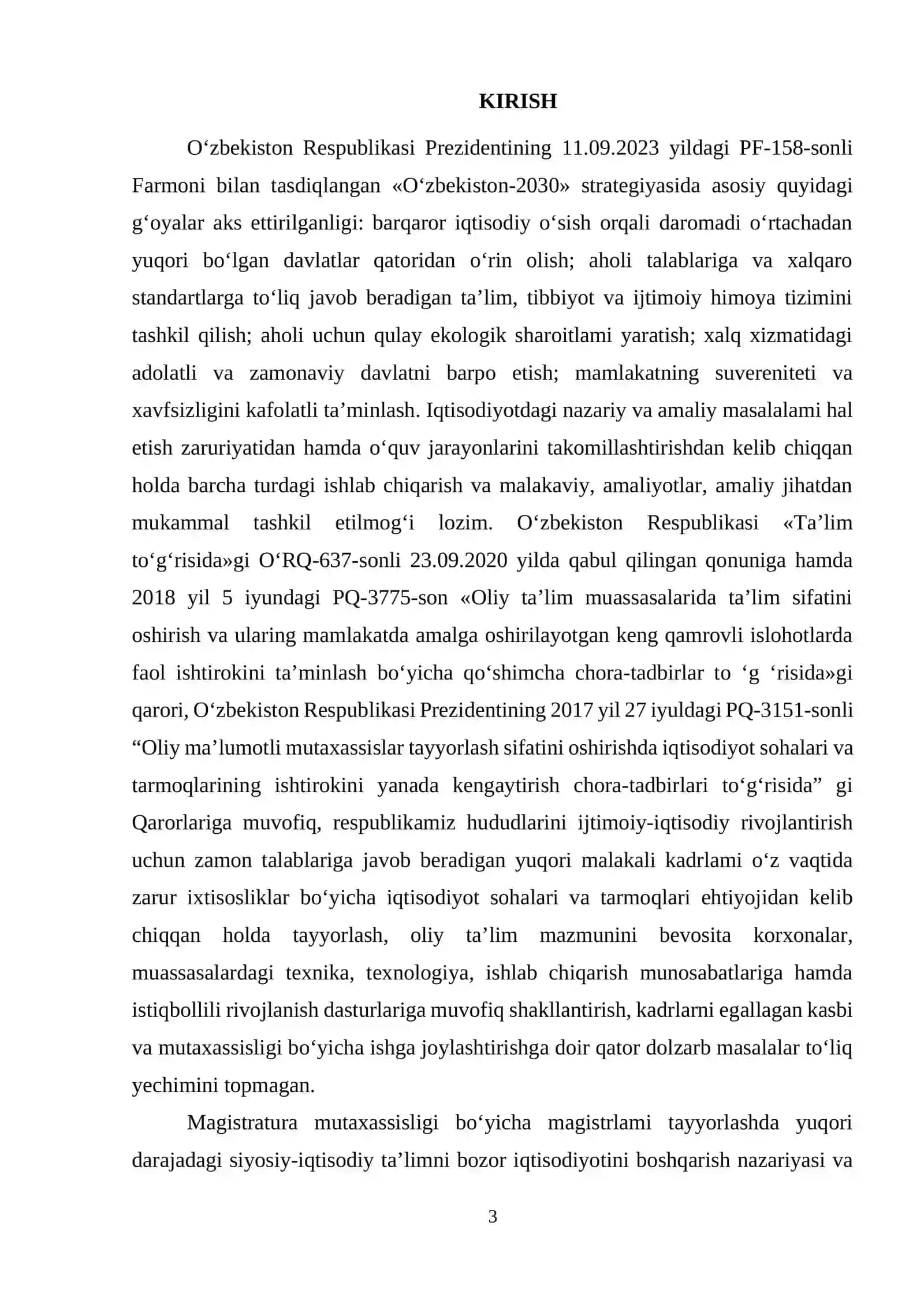 Stajirovka boʻyicha amaliyot hisoboti. 3